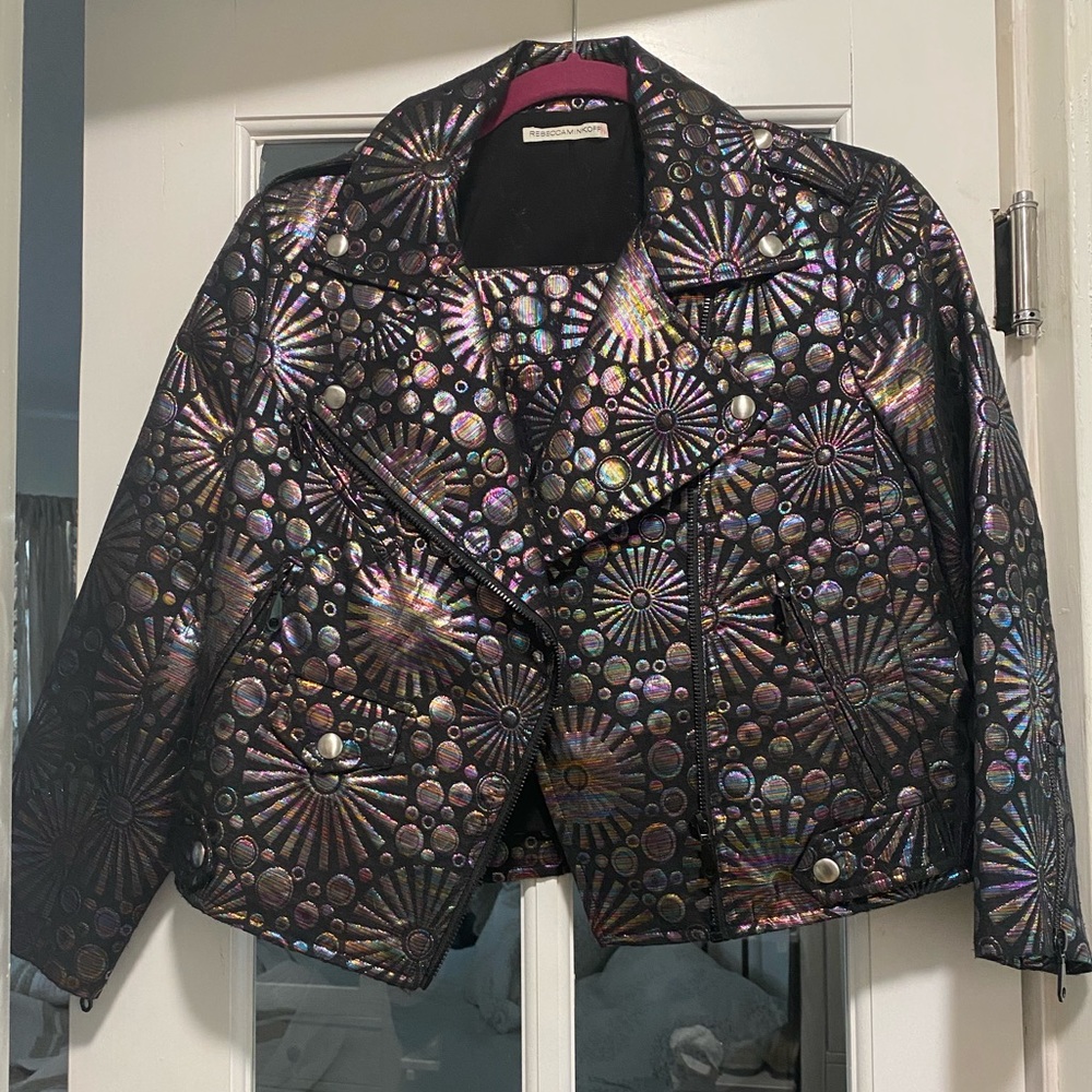 RARE 2piece Rebecca Minkoff metallic set